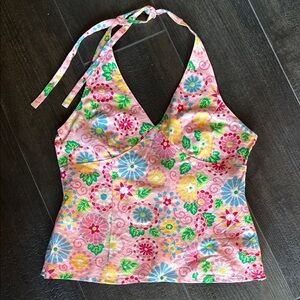 Carole Little Pink Floral Top